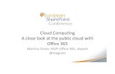 Cloud Computing a close look with Office 365