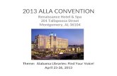 2013 Alabama Library Association Annual Convention