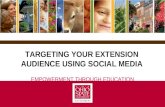 Targeting Your Extension Audience Through Social Media