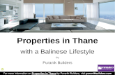 Properties in Thane with a Balinese Lifestyle by Puranik Builders