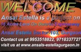 Ansals Estella Resale | 9312276061  9718337727 | Ansals Estella Gurgaon Resale