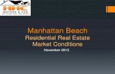 November 2013 Manhattan Beach Real Estate Market Trends Update
