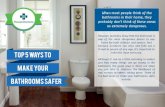 Top 5 Ways to Make your Bathrooms Safer