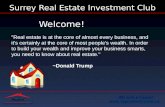 Surrey Real Estate Investors Club - Property Analyis Presentation