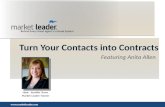 Turn Your Contacts into Contracts