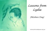 Lessons from Lydia