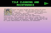 Tile cleaning and maintenance