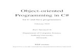 Object oriented-programming-in-c-sharp
