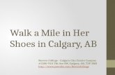 Walk a Mile in Her Shoes in Calgary AB