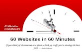 60 Websites in 60 Minutes - Triple Play 2010