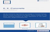 Concrete Furnitures by K k concrete