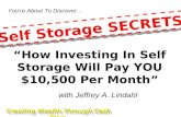 Self Storage Secrets! Dave Lindahl Teaches Investing in Self Storage