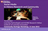 Social Media in History Research