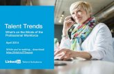 Talent Trends EMEA: What’s on the Minds of the Professional Workforce | Webcast