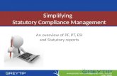 Simplify Statutory Compliances with Greytip Online