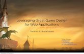 Leveraging great game design for web applications (#torontob2b talk)