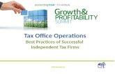 Tax office operations
