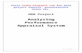 Performance appraisal-project-report