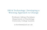 HR & Technology: Understanding Change Management in Organisations - Adrian Furnham