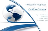 Research proposal  online cromaa