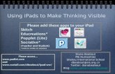 Using iPads to Make Thinking Visible