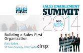 Building a Sales First Organization