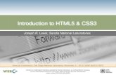 Introduction to HTML5 and CSS3 (revised)