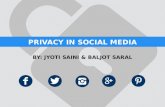 Privacy Issues in Social Media