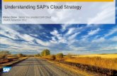 SAPPHIRE NOW keynote: Cloud Strategy by Rainer Zinow