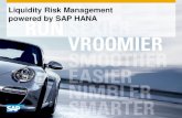Liquidity Risk Management powered by SAP HANA