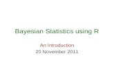 Bayesian statistics using r   intro