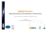 Digital Science: Reproducibility and Visibility in Astronomy
