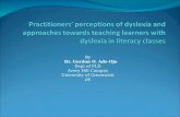 Practitioners’ perceptions of dyslexia and approaches towards teaching learners with dyslexia in literacy classes