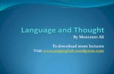 Language and-thought