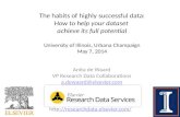 The habits of highly successful data: