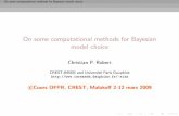 Computational methods for Bayesian model choice