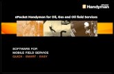 Field service application for oil, gas and offshore services   handyman