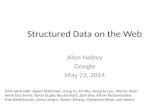 Structured Data in Web Search