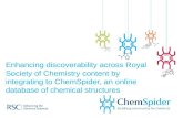 Enhancing Discoverability Across Royal Society Of Chemistry Content By Integrating To Chem Spider, An Online Database Of Chemical Structures