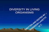 Diversity in living organisms (ii term )