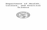 Department of Health, Leisure, and Exercise Science