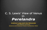 Lewis' view of Venus in Perelandra