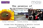 The promise of  #citizenscience