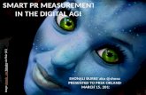 Smart PR Measurement in the Digital Age