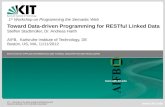 Toward data driven programming for RESTful Linked Data