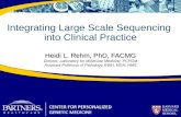 Aug2013 Heidi Rehm integrating large scale sequencing into clinical practice