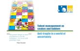 Talent Management As Snakes And Ladders; Anti fragile in a world of uncertainty