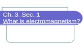 6th Grade Ch  3 Sec  1 What Is Electromagnetism