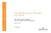 Phimation 2011 Small Business Trend Report - Highlights