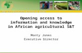 Opening access to information and knowledge in African agricultural S&T